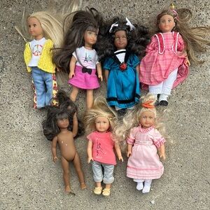 American girl mini doll lot